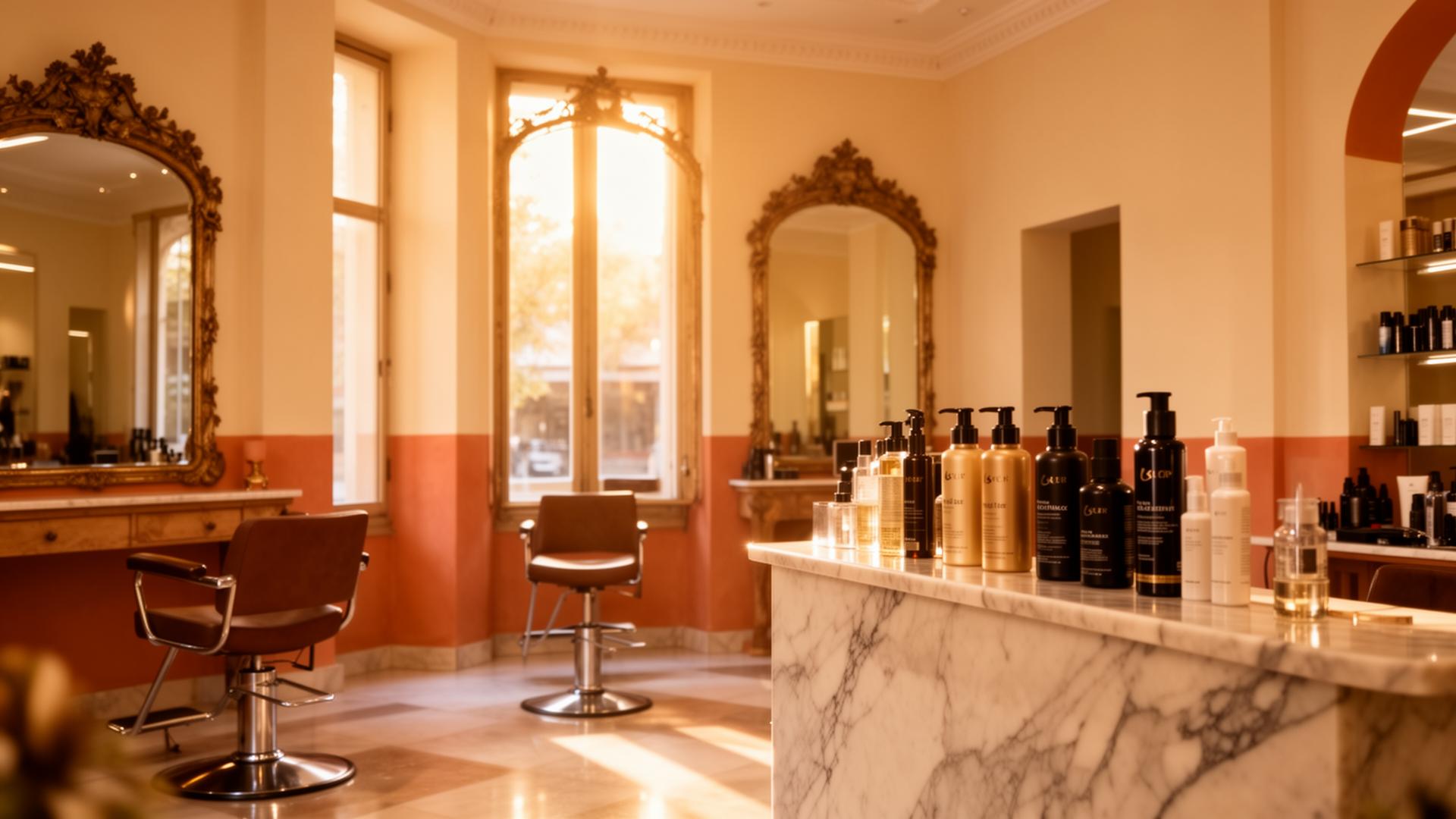 Interior de Efluvi peluquería en Gràcia